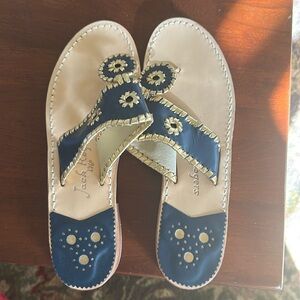 Jack Roger Navy and Gold sandal